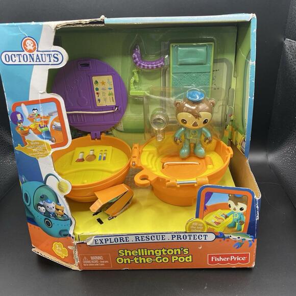 NEW Fisher-Price Octonauts Shellington's On-the-Go Pod